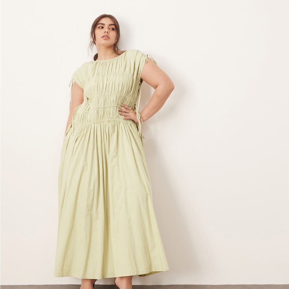 100% Cotton Arrange Trapeze Dress